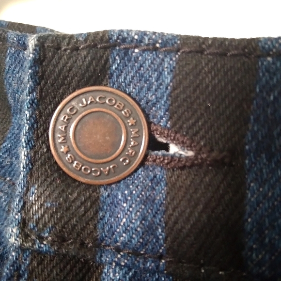 Marc Jacobs high rise vertical stripe skinny jean - Picture 7 of 12